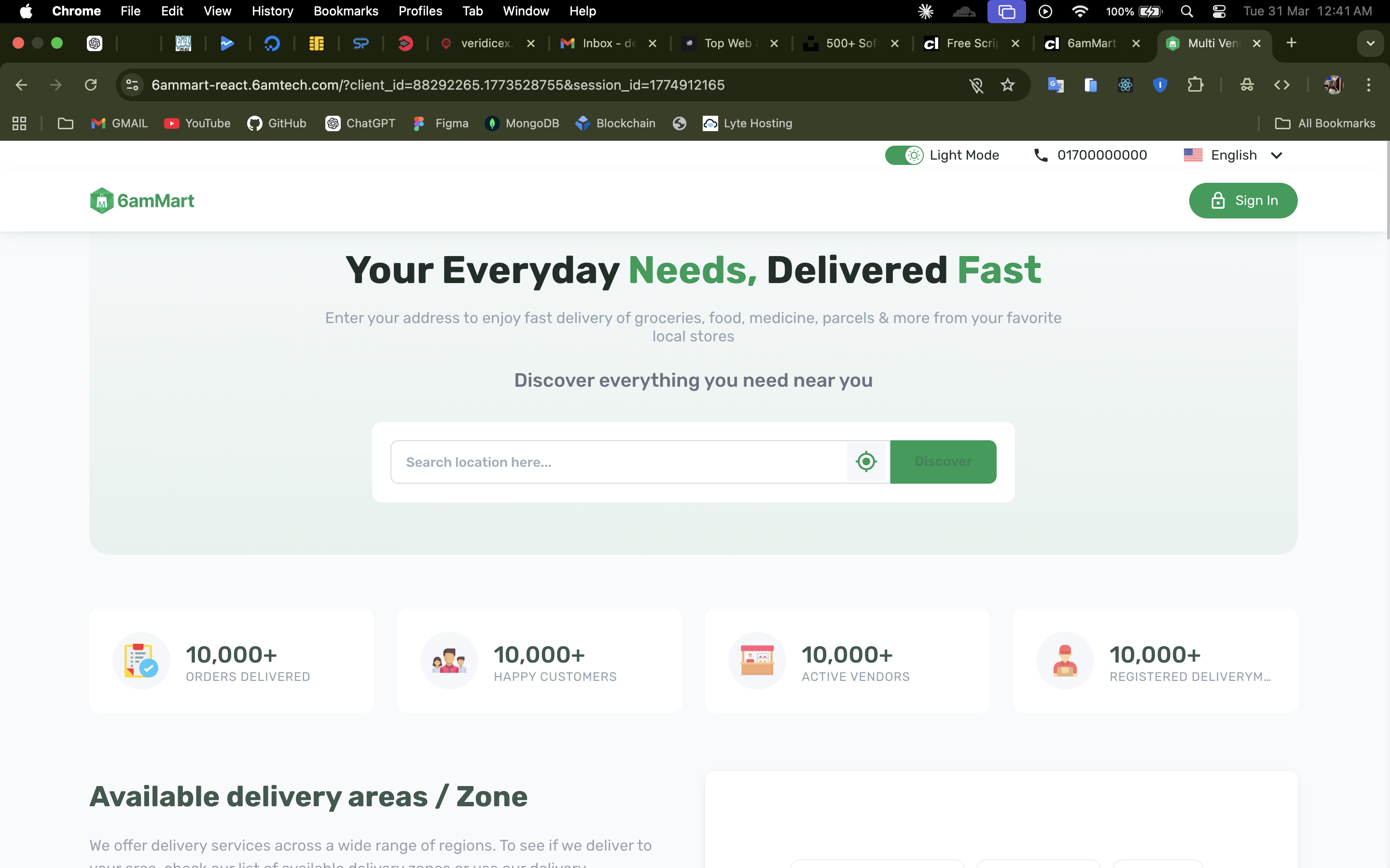 6am Mart - Shopping Platform project by Muddy X Digital
