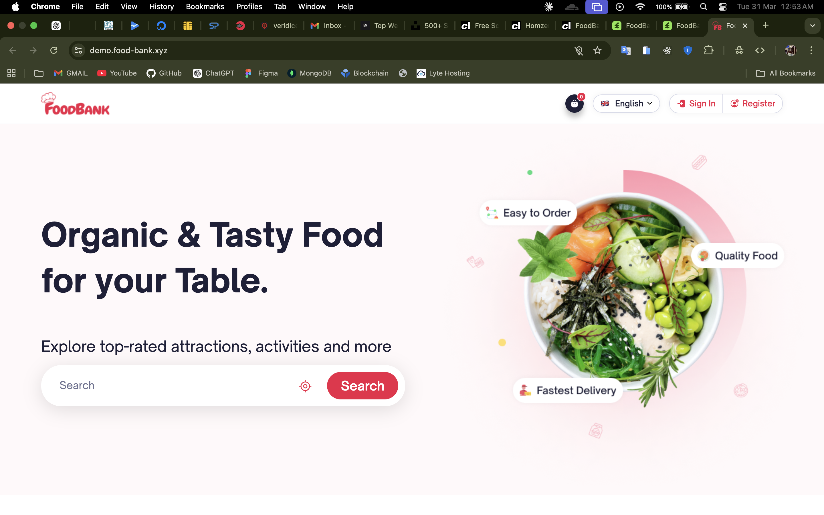 FoodBank - Food Delivery project by Muddy X Digital