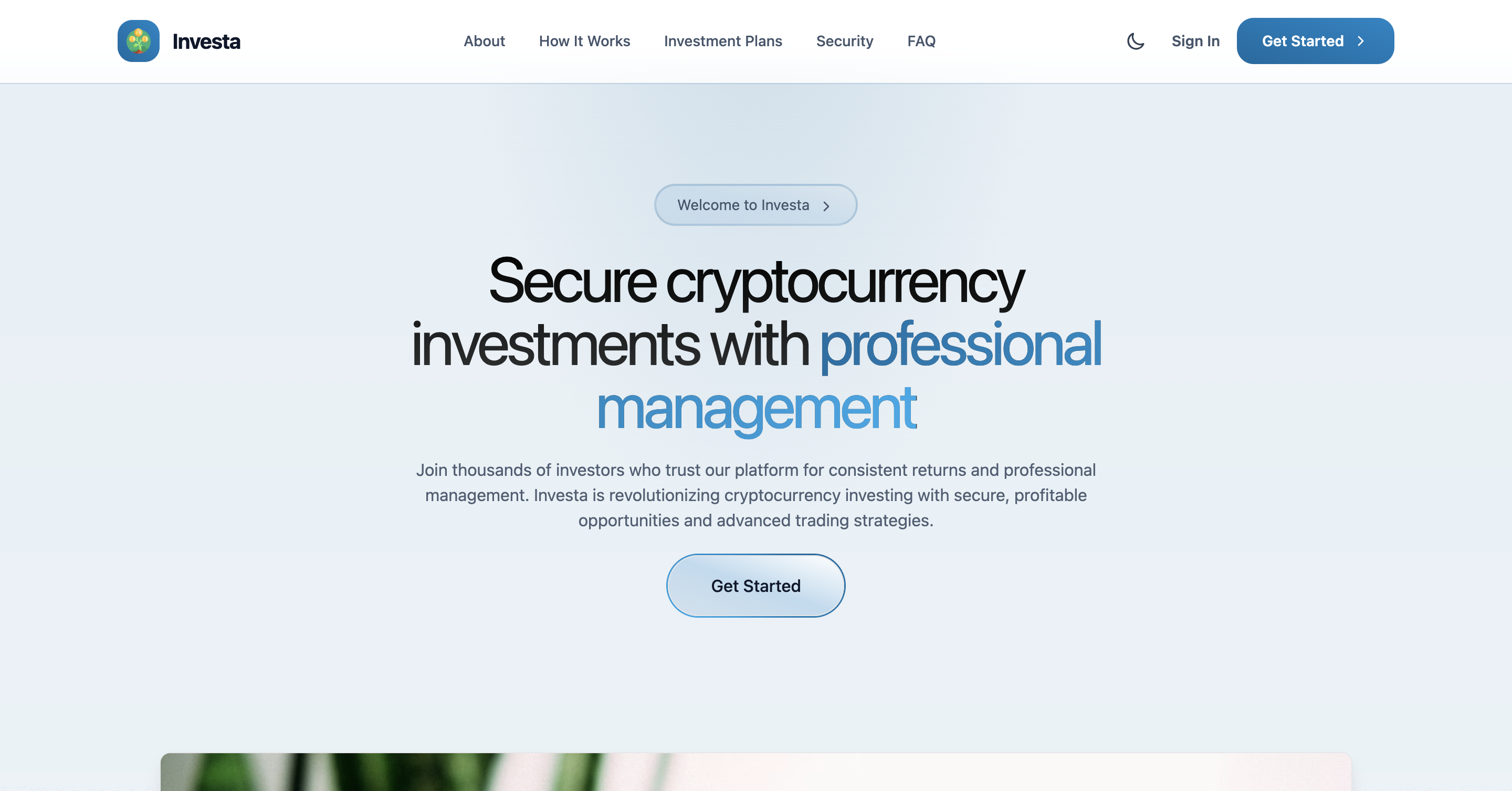 Investa - Investment Script project by Muddy X Digital